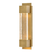 Rune Medium Outdoor Wall Sconce in Heritage Brass