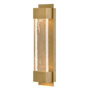 Rune Large Outdoor Wall Sconce in Heritage Brass