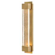 Rune Extra Large Outdoor Wall Sconce in Heritage Brass