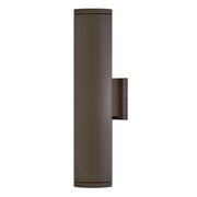 Silo 2-Light 20" Outdoor Wall Sconce in Architectural Bronze