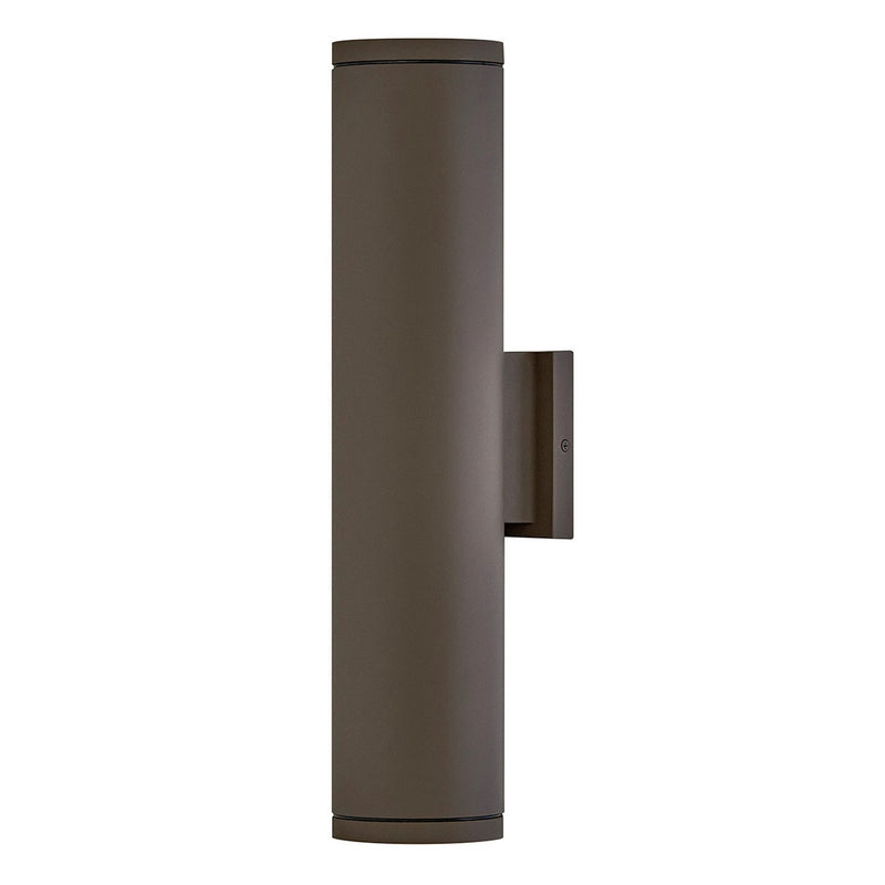 Silo 2-Light 20" Outdoor Wall Sconce in Architectural Bronze