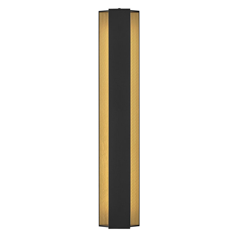 Strata Extra Large LED Outdoor Wall Sconce in Black