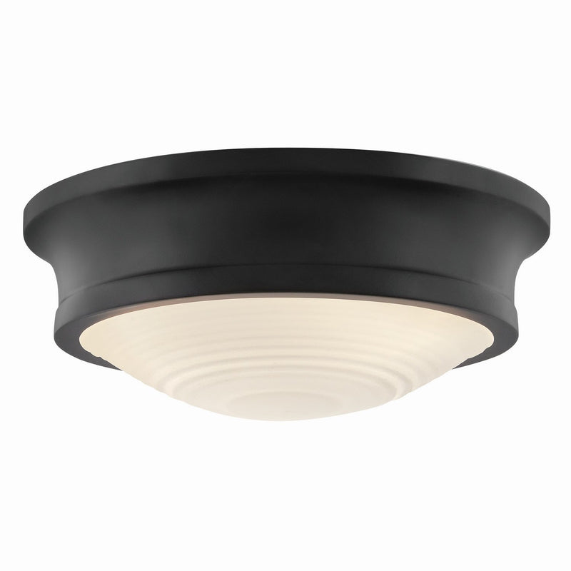 Ellis 3-Light Flush Mount in Black