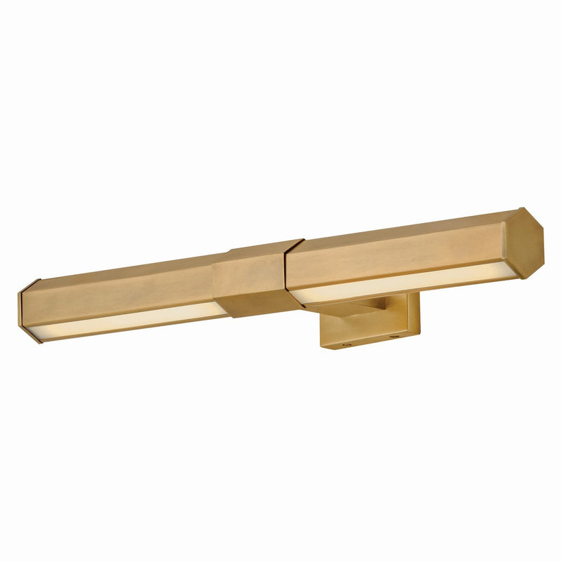 Facet 24" Picture Light in Heritage Brass
