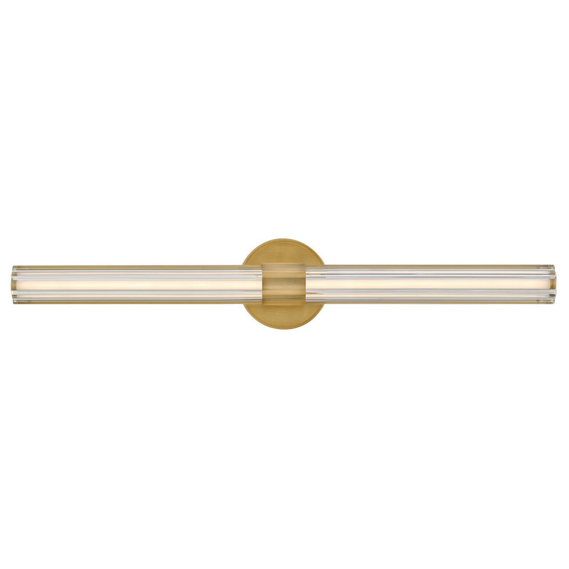 Georgette 32" Bath Vanity Light in Lacquered Brass