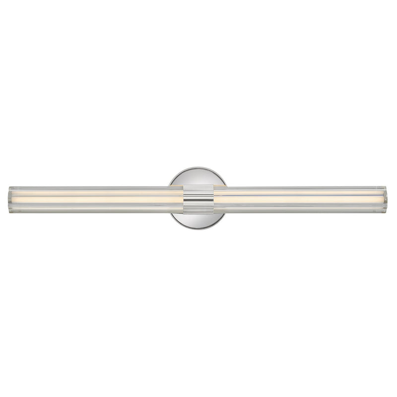Georgette 32" Bath Vanity Light in Polished Nickel
