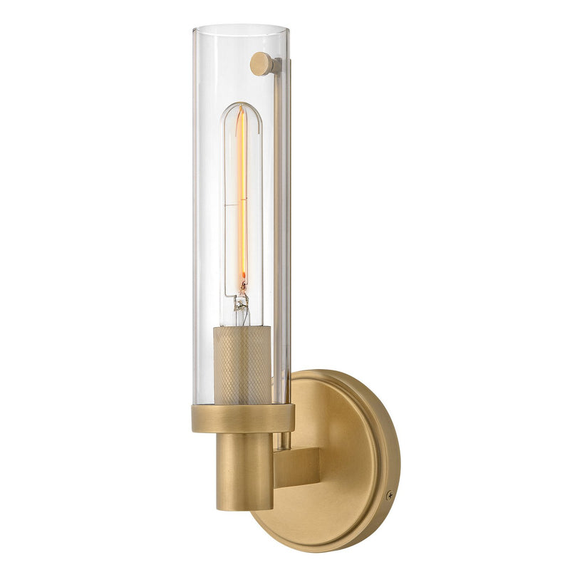 Vaughn Bath Sconce in Heritage Brass
