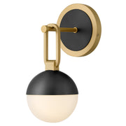Bowie Bath Sconce in Lacquered Brass