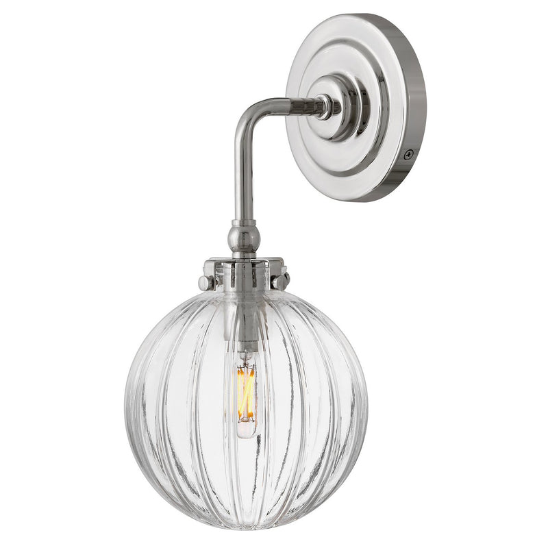 Helene Bath Sconce in Polished Nickel