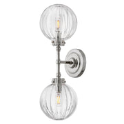 Helene 2-Light Bath Sconce in Polished Nickel