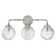 Helene 3-Light Bath Vanity Light in Polished Nickel