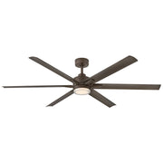 Valor 66" Outdoor Smart Ceiling Fan with Light in Metallic Matte Bronze