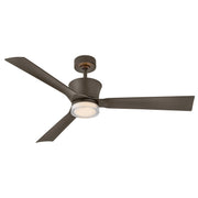 Vosh 56" Outdoor Smart Ceiling Fan with Light in Metallic Matte Bronze
