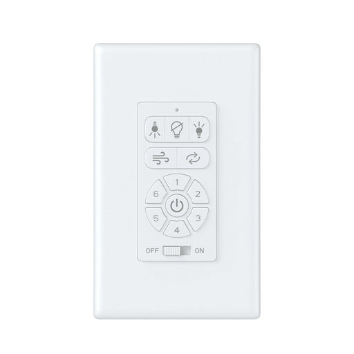 DC Full Function Fan Wall Control in White