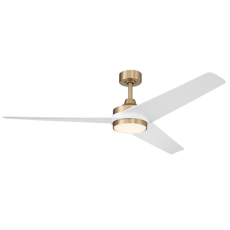 Velto 60" Ceiling Fan with Light in Champagne Bronze