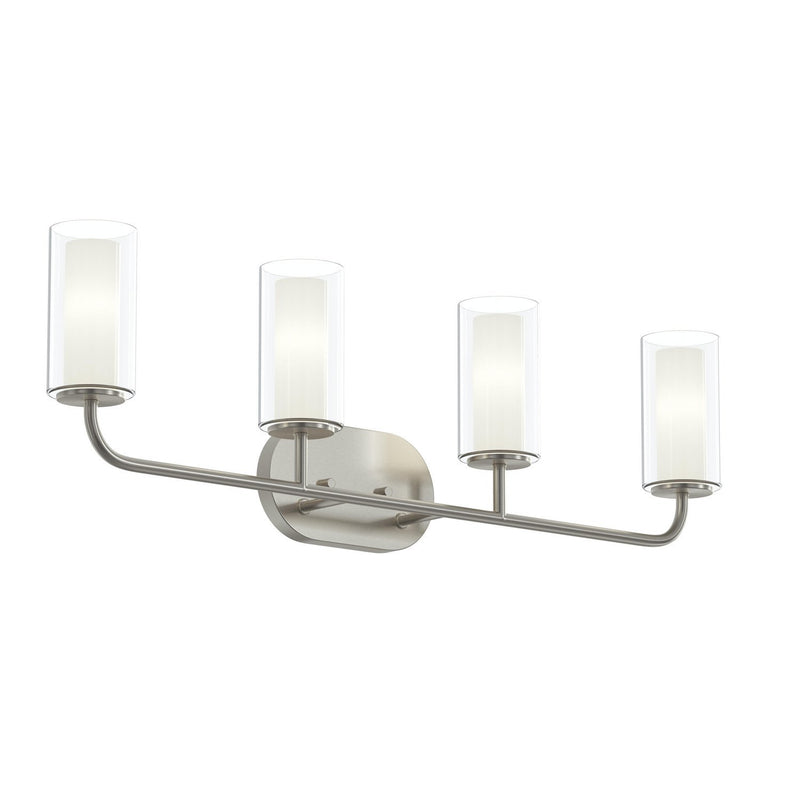 Mack 4-Light Bath Vanity Light in Brushed Nickel