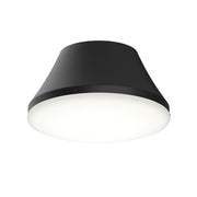 Avra 2-Light Flush Mount in Matte Black