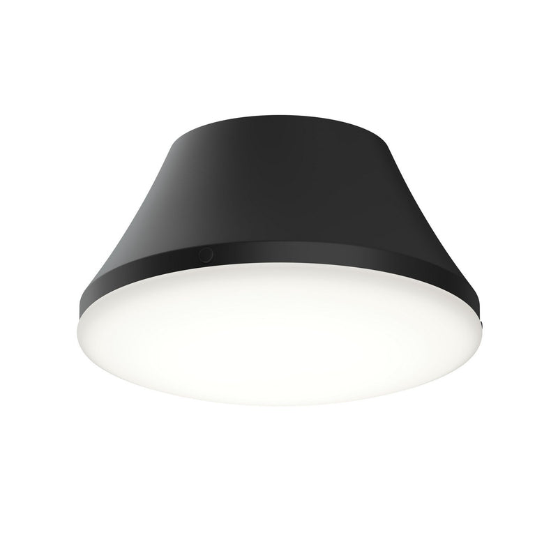 Avra 2-Light Flush Mount in Matte Black
