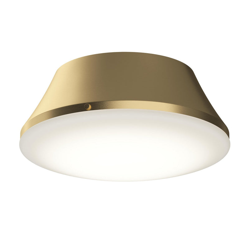 Avra 3-Light Flush Mount in Brushed Gold