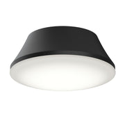Avra 3-Light Flush Mount in Matte Black