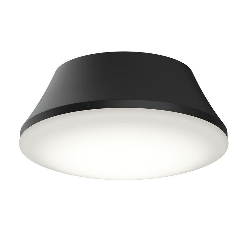 Avra 3-Light Flush Mount in Matte Black