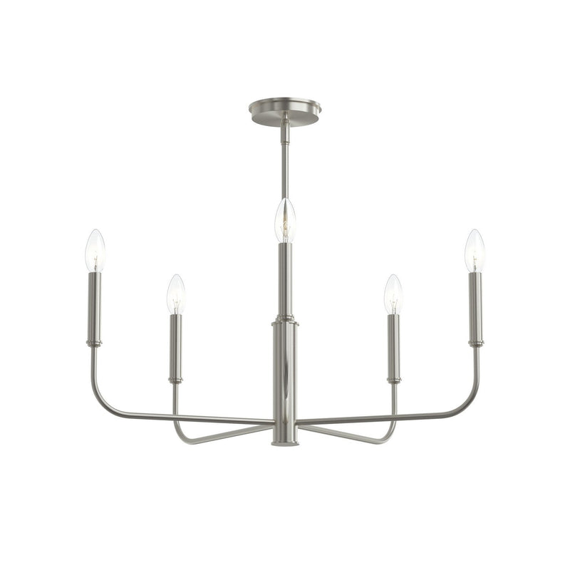 Reines 5-Light Chandelier in Brushed Nickel