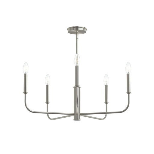 Reines 5-Light Chandelier in Brushed Nickel