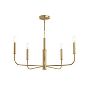 Reines 5-Light Chandelier in Brushed Gold
