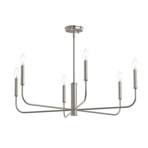 Reines 6-Light Chandelier in Brushed Nickel