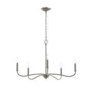 Ilia 5-Light Chandelier in Brushed Nickel