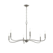 Ilia 6-Light Large Chandelier in Brushed Nickel