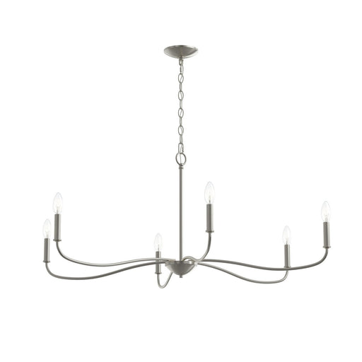 Ilia 6-Light Extra Large Chandelier in Brushed Nickel