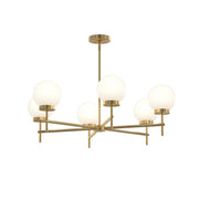Rigsby 6-Light Medium Chandelier in Brushed Gold