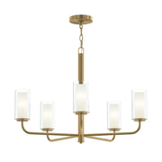 Mack 5-Light Chandelier in Brushed Gold