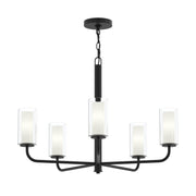 Mack 5-Light Chandelier in Matte Black