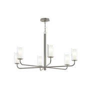 Mack 6-Light Chandelier in Brushed Nickel