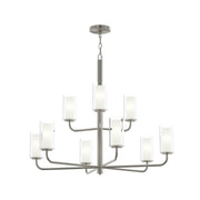 Mack 9-Light Chandelier in Brushed Nickel