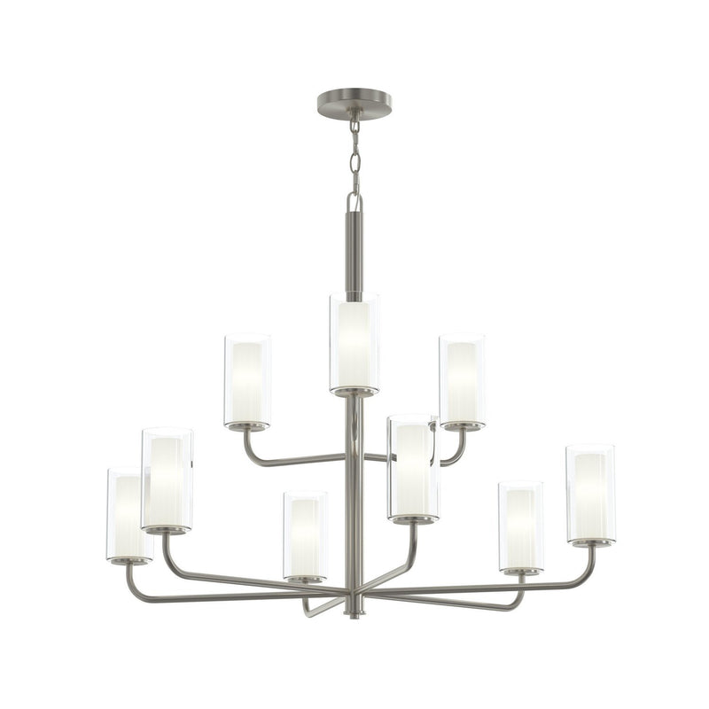 Mack 9-Light Chandelier in Brushed Nickel