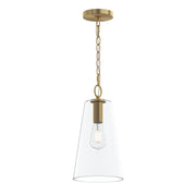 Jheni Mini Pendant in Brushed Gold