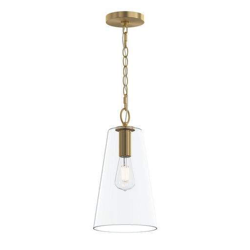 Jheni Mini Pendant in Brushed Gold