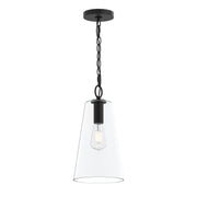 Jheni Mini Pendant in Matte Black