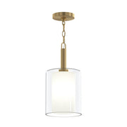 Mack Pendant in Brushed Gold
