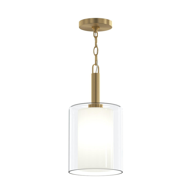 Mack Pendant in Brushed Gold