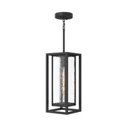 Shaw Outdoor Lantern Pendant in Black