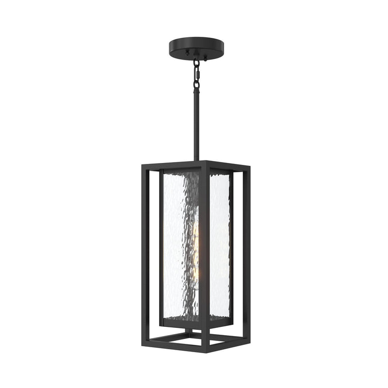 Shaw Outdoor Lantern Pendant in Black