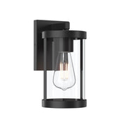 Kagen Small Outdoor Wall Lantern in Matte Black