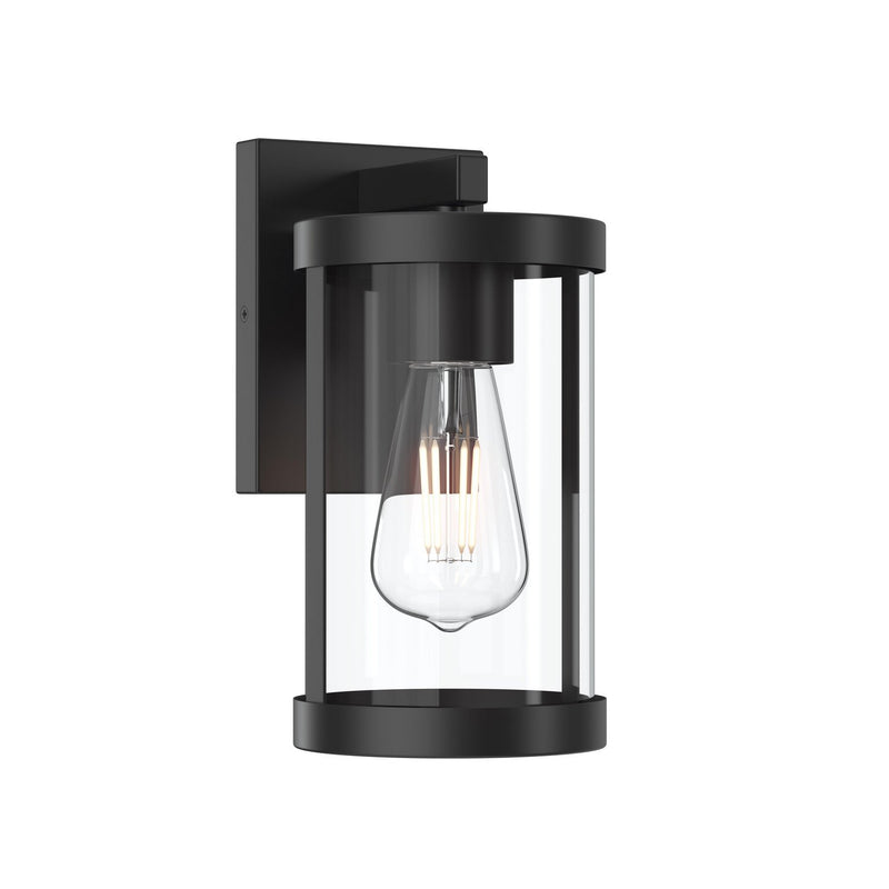 Kagen Small Outdoor Wall Lantern in Matte Black