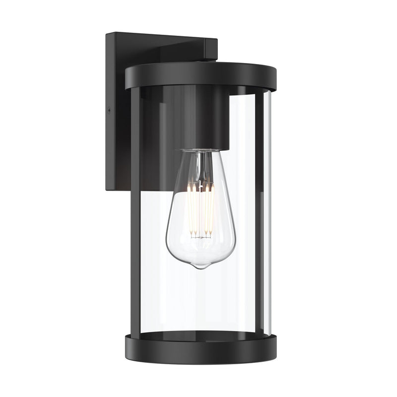 Kagen Medium Outdoor Wall Lantern in Matte Black