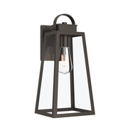 Hedry Large Outdoor Wall Lantern in Antique Bronze