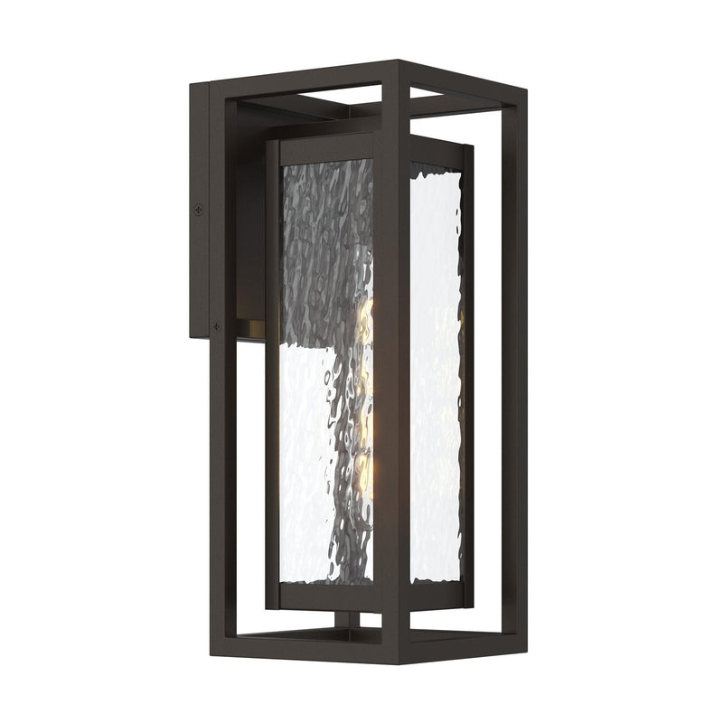 Shaw Small Outdoor Wall Lantern in Antique Bronze